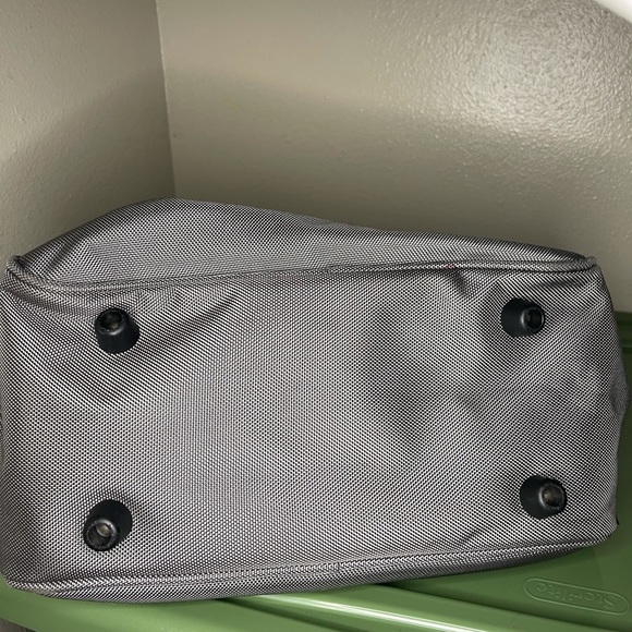 Swiss Gear Gray Briefcase Messenger Shoulder Bag Nylon Work School Carry On - Picture 4 of 7